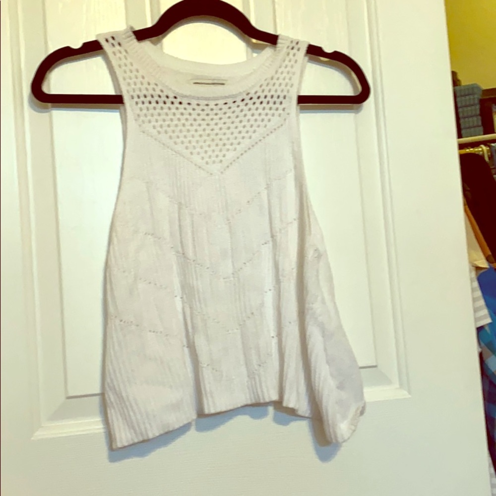 Knit whit tank